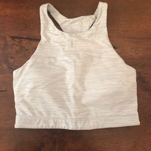 Outdoor Voices - Tech Sweat Crop in Ice Blue